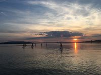 Sonnenuntergang4 SUP Paddle Relax Super Bodensee Hegne Berenice Standuppaddle
